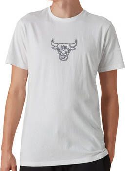 New-Era T-shirt Korte Mouw Chicago Bulls Chain Stitch Tee