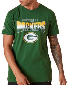 New-Era T-shirt Korte Mouw Green Bay Packers NFL Team Fade SS Tee