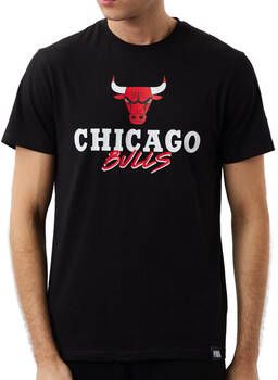 New-Era T-shirt Korte Mouw NBA Chicago Bulls Script Tee