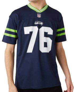 New-Era T-shirt Korte Mouw Seattle Seahawks Oversized Jersey Tee