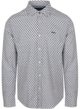 New zealand auckland Overhemd Lange Mouw NZA Overhemd Jaden Linnen Blend Blauw