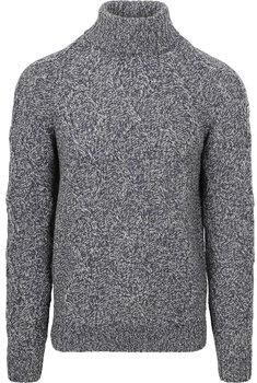 New zealand auckland Sweater NZA Coltrui Eli Cable Melange Navy