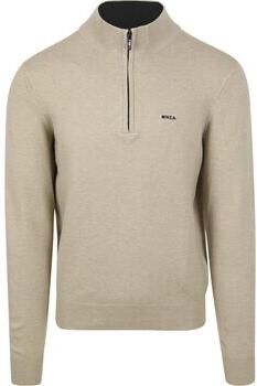New zealand auckland Sweater NZA Half Zip Trui Christopher Melange Sand
