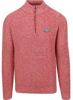 New zealand auckland Sweater NZA Half Zip Trui Drake Rood