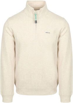 New zealand auckland Sweater NZA Trui Halfzip Cesar Beige