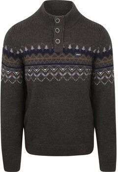 New zealand auckland Trui NZA Pullover Iker Nordic Wool Blend Hazel