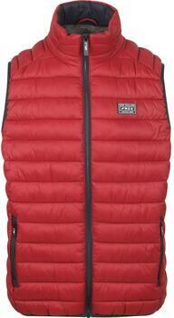 New zealand auckland Windjack NZA Bodywarmer Puffer Cherry Red