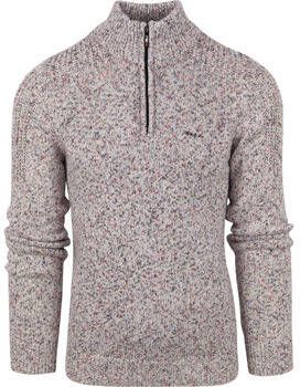 New zealand auckland Sweater NZA Half Zip Trui Ruapani Grijs