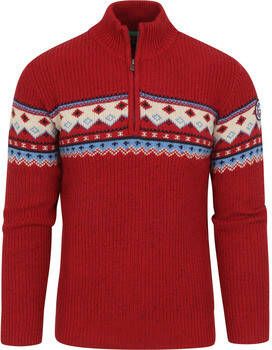 New zealand auckland Sweater NZA Trui Aranga Wolmix Rood