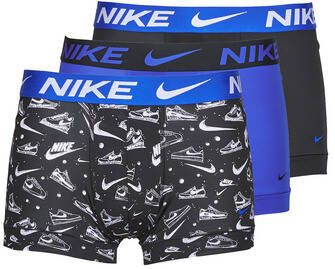 Nike Underwear Trunk (3-pack) Boxershorts Kleding sneaker sketch print game royal blk maat: XS beschikbare maaten:XS S
