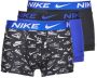 Nike Underwear Trunk (3-pack) Boxershorts Kleding sneaker sketch print game royal blk maat: XS beschikbare maaten:XS S - Thumbnail 3