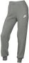 Nike Joggingbroek met halfhoge taille voor dames Sportswear Club Fleece Dark Grey Heather White- Dames Dark Grey Heather White - Thumbnail 3