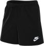 NIKE Sportswear Club Fleece Mid-rise Shorts Sportshorts Kleding black white maat: S beschikbare maaten:S M L - Thumbnail 3