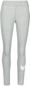 Nike Sportswear Essential Legging met halfhoge taille en Swoosh voor dames Grijs