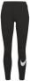Nike Sportswear Essential Legging met halfhoge taille en Swoosh voor dames Zwart - Thumbnail 3