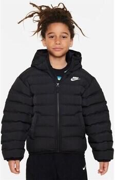 Nike Ruimvallend kinderjack met capuchon Sportswear Lightweight Synthetic Fill Black Black White - Foto 2