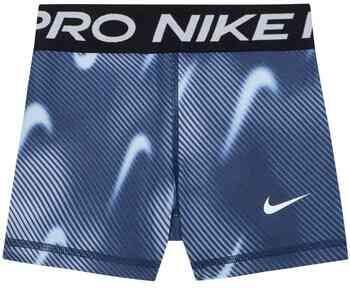 Nike Pro Dri-FIT shorts voor meisjes (8 cm) Blauw - Foto 5