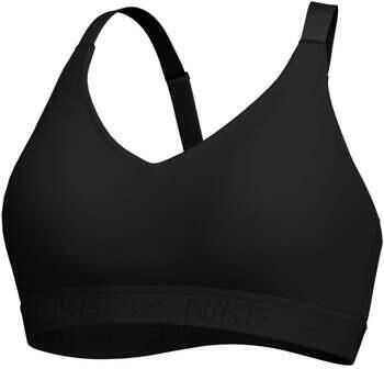 Nike Indy Medium Support padded verstelbare sport-bh Zwart