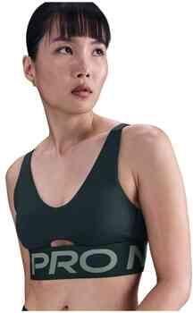 Nike Indy Plunge padded sport-bh met medium ondersteuning Groen - Foto 5