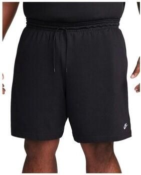 Nike Knit herenshorts Club Black White- Heren Black White