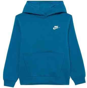Nike Club Fleece Hoodie voor kids Blauw - Foto 5