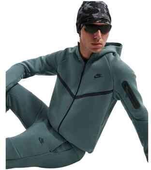 Nike Tech Windrunner herenjack van fleece met rits over de hele lengte Grijs - Foto 5