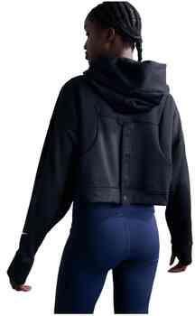 Nike Pro Therma-FIT oversized fleecehoodie voor dames Zwart - Foto 6