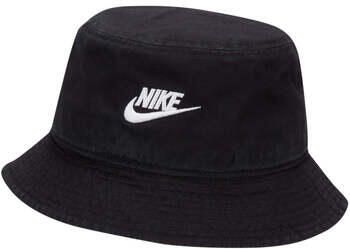 Nike Futura Bucket Hat Zwart Wit Black