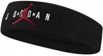 Jordan Elastisch Ade d Hoofdband met Logo's Black