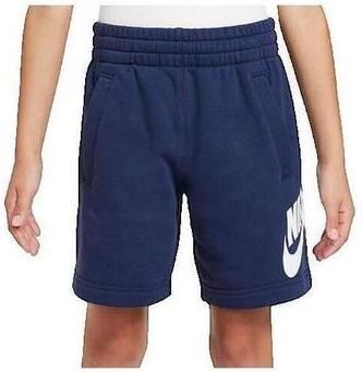 Nike Korte Broek Bermuda Club Fleece bleu marine