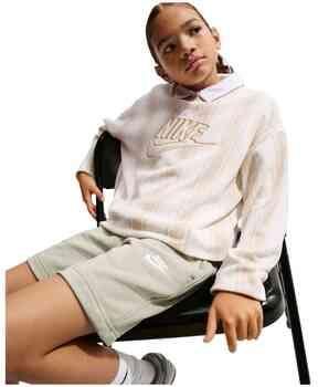 Nike Club Fleece shorts van sweatstof voor kids Groen - Foto 5
