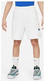 Nike Double Swoosh Cargo Shorts Junior White - Foto 1