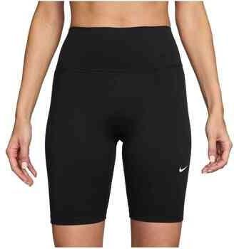 Nike One bikershorts met hoge taille voor dames (20 cm) Zwart
