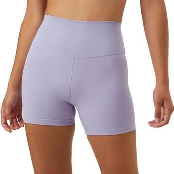 Nike Training One Ribbed 5" Shorts Purple- Dames Purple