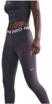 Nike Pro Legging met halfhoge taille en mesh vlakken voor dames Grijs - Foto 5