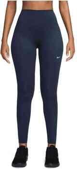 Nike One Seamless Front lange legging met hoge taille voor dames Blauw - Foto 6