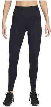 Nike One lange legging met hoge taille voor dames Zwart - Foto 7