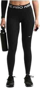 Nike Pro lange legging met halfhoge taille voor dames Zwart - Foto 2