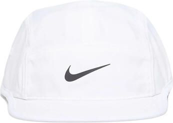 Nike Ongestructureerde Swoosh pet Dri-FIT Fly White- White