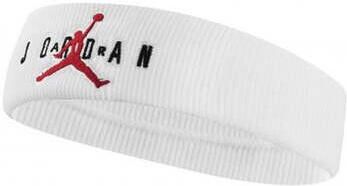 Jordan Geborduurd Hoofdband Elastisch Ade d Materiaal White