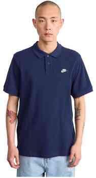 Nike Club polo met korte mouwen voor heren Blauw - Foto 5