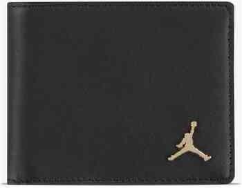 Jordan Zwarte Bifold Portemonnee met Jump Logo Black