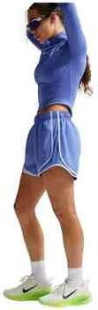 Nike Tempo Dri-FIT hardloopshorts met halfhoge taille en binnenbroekje voor dames Blauw - Foto 5