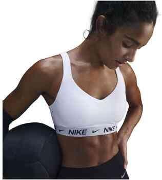 Nike Indy High Support padded verstelbare sport-bh Wit - Foto 5