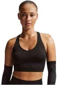 Nike Pro Seamless korte tanktop met Dri-FIT voor dames Zwart - Foto 5