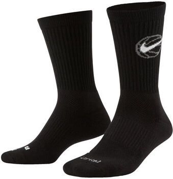 Nike Sportsokken Chaussettes de sport everyday crew noir blanc