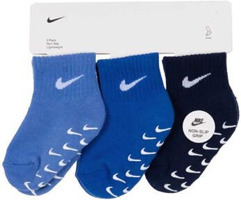 Nike Sportsokken Chaussettes gripper s quarter bleu 3 paires