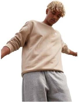 Nike Khaki Wit Crewneck Sweatshirt Lange Mouwen Beige Heren - Foto 7