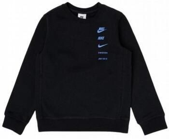 Nike Sportswear Standard Issue fleece sweatshirt met ronde hals voor jongens Zwart - Foto 2