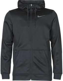 Nike Therma Trainingshoodie met rits voor heren Zwart